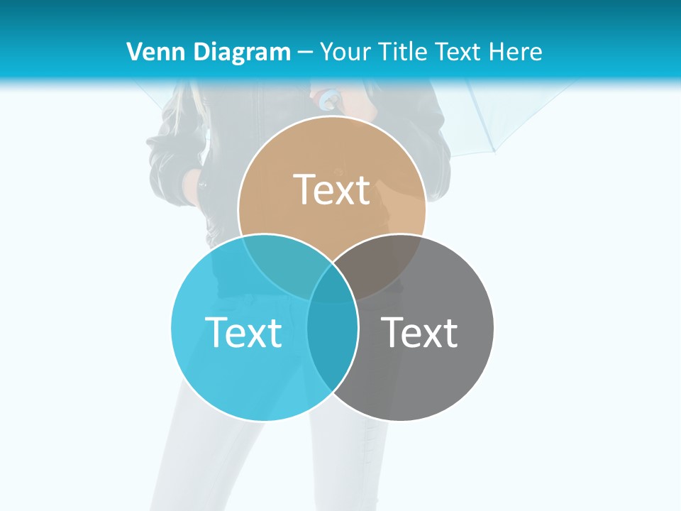 European Legs Black PowerPoint Template