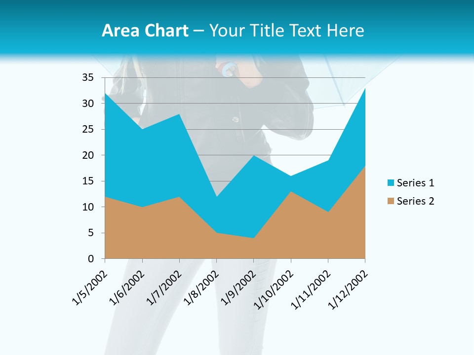 European Legs Black PowerPoint Template