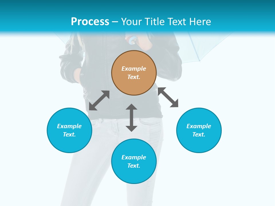 European Legs Black PowerPoint Template