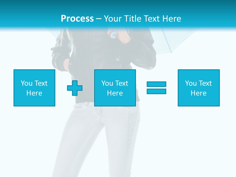 European Legs Black PowerPoint Template