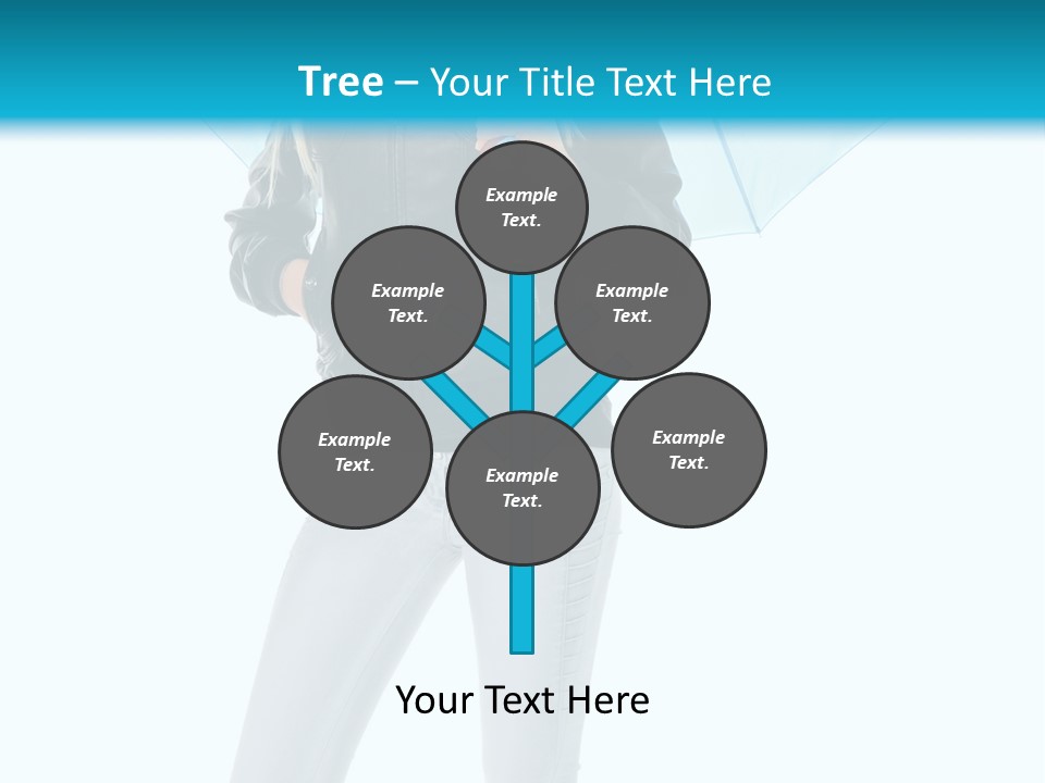 European Legs Black PowerPoint Template