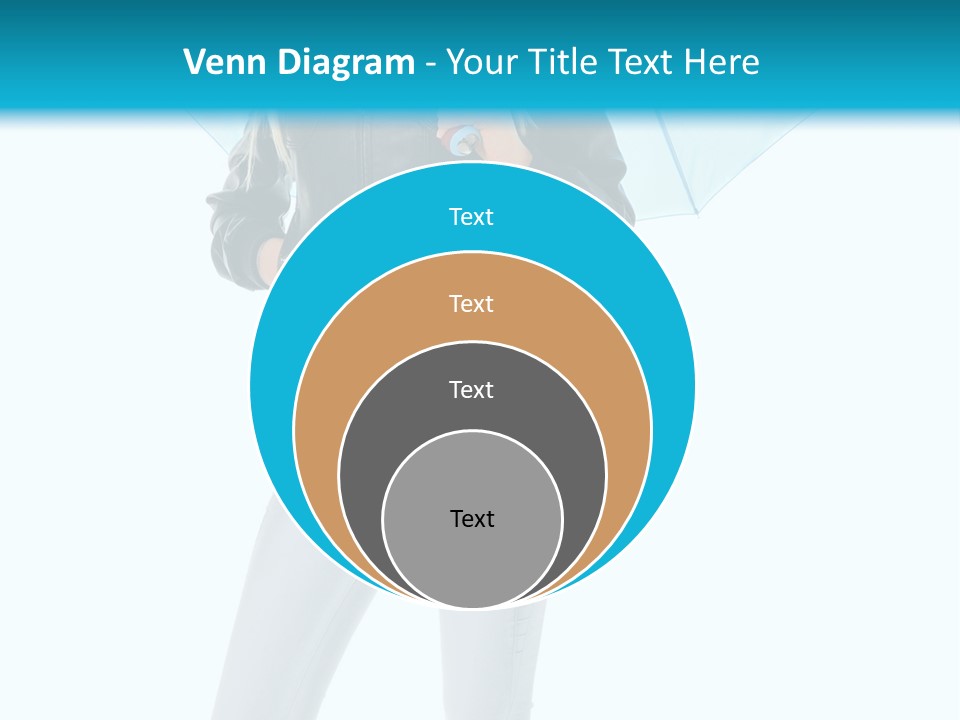 European Legs Black PowerPoint Template