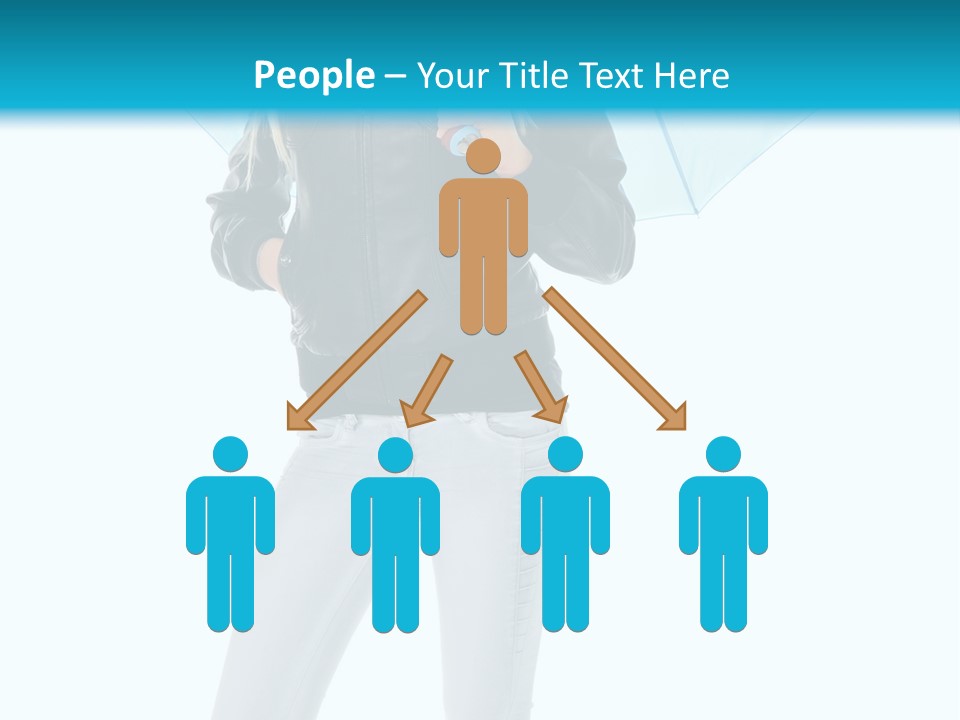 European Legs Black PowerPoint Template