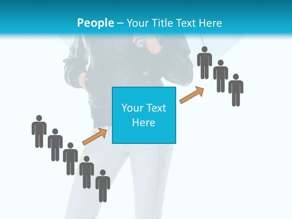 European Legs Black PowerPoint Template