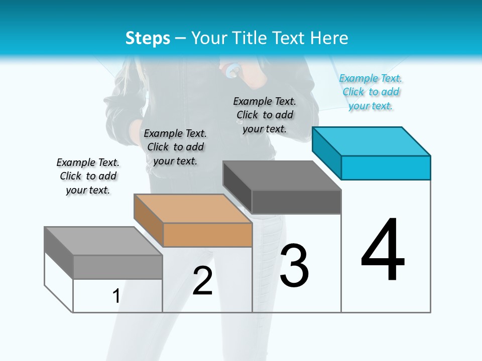 European Legs Black PowerPoint Template