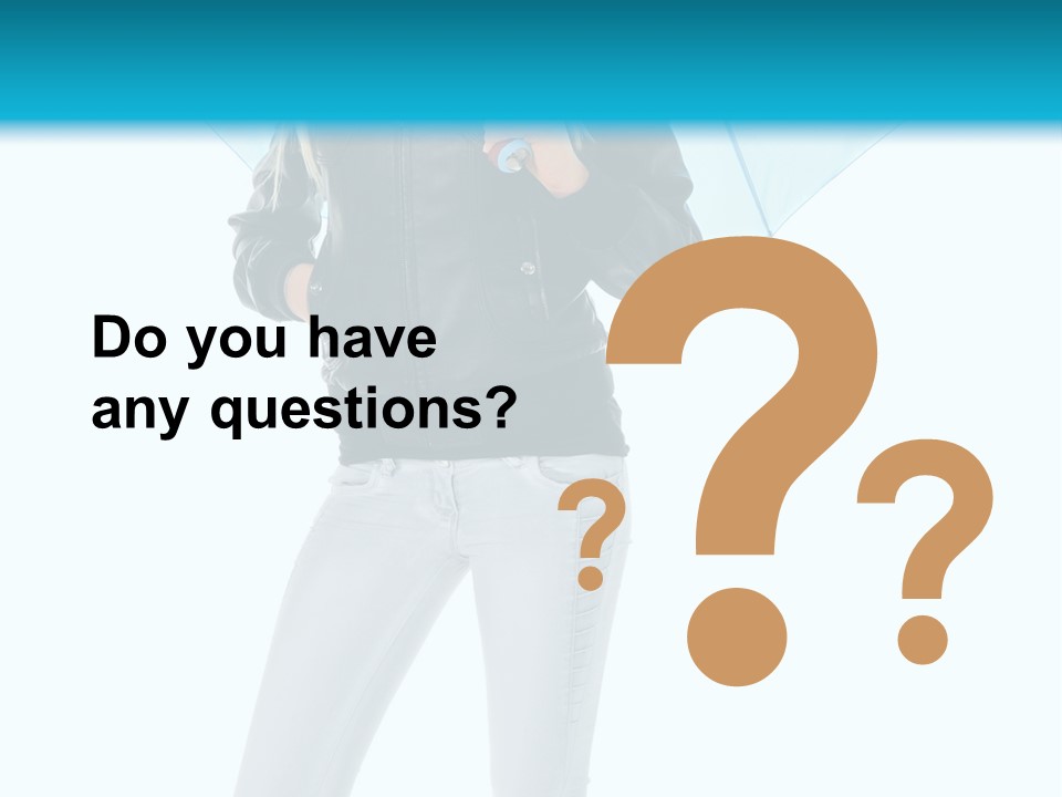 European Legs Black PowerPoint Template