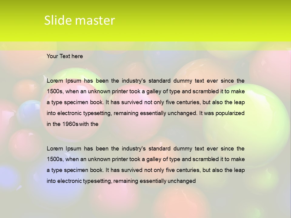 Fresh Cover Bright PowerPoint Template