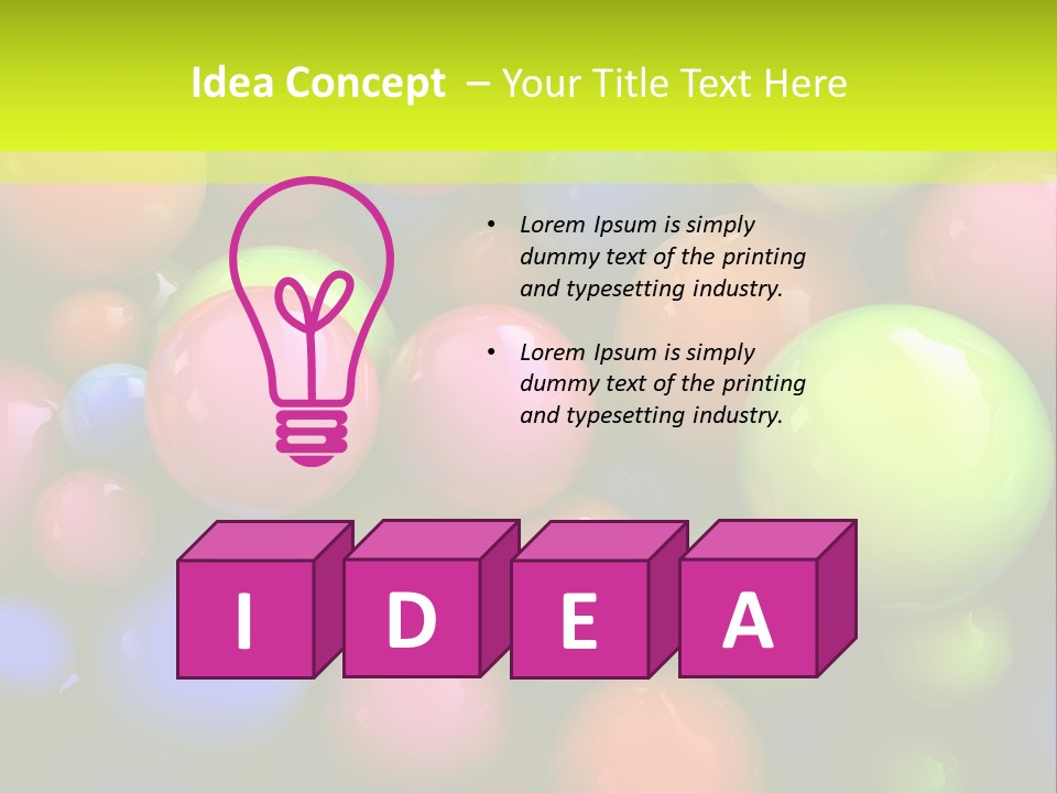 Fresh Cover Bright PowerPoint Template