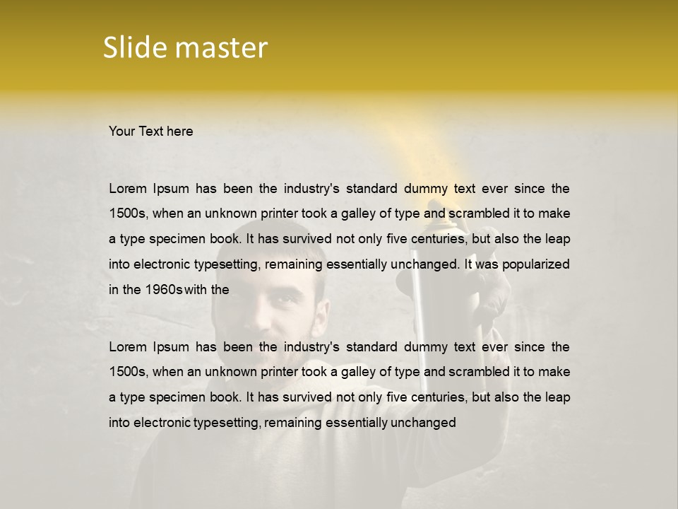 Write Graffiti Splash PowerPoint Template