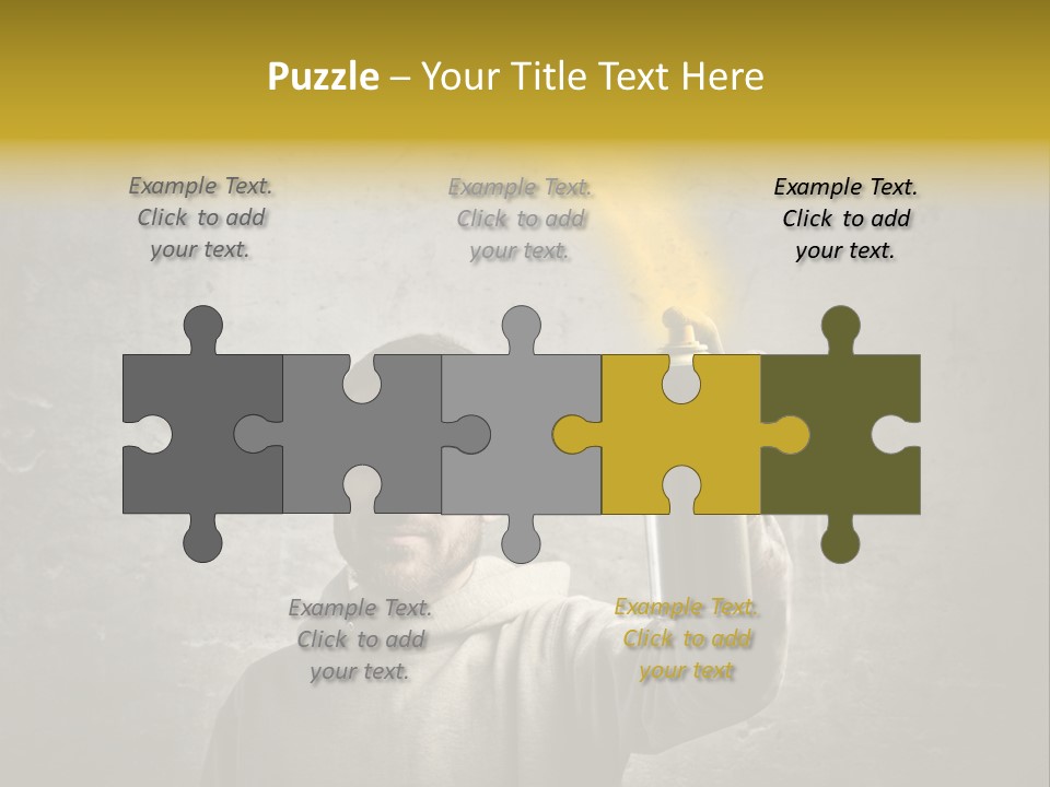 Write Graffiti Splash PowerPoint Template