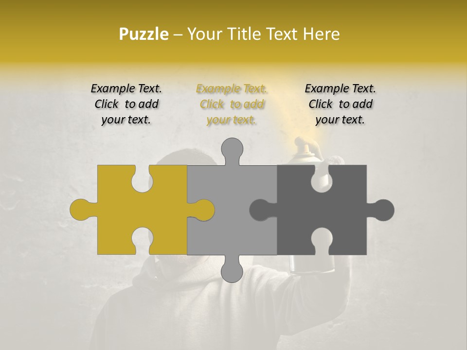 Write Graffiti Splash PowerPoint Template