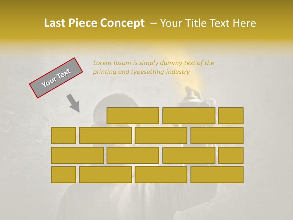 Write Graffiti Splash PowerPoint Template