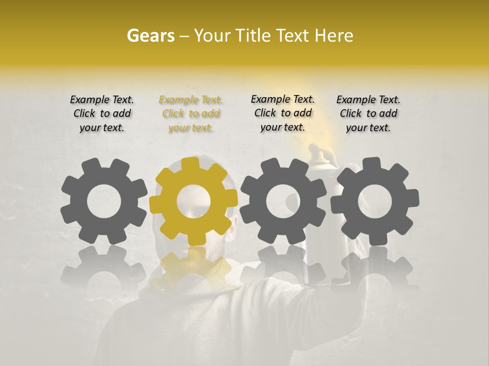 Write Graffiti Splash PowerPoint Template