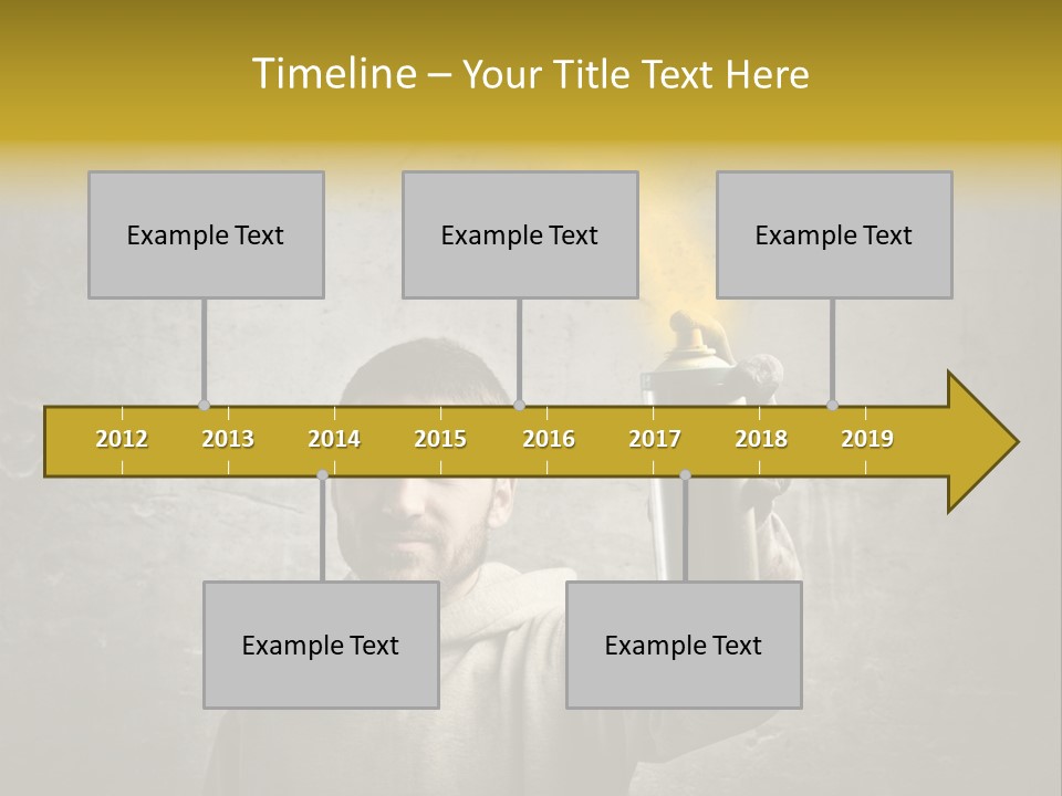 Write Graffiti Splash PowerPoint Template