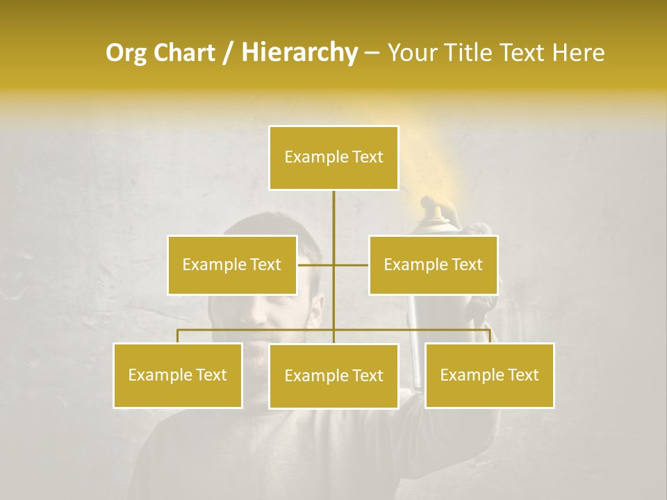 Write Graffiti Splash PowerPoint Template