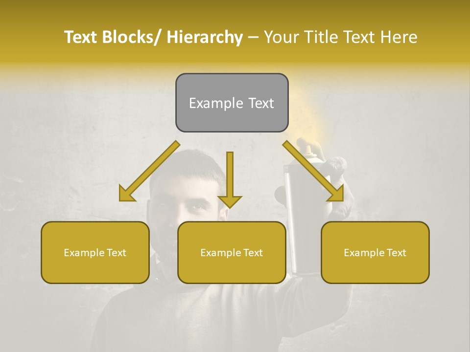 Write Graffiti Splash PowerPoint Template