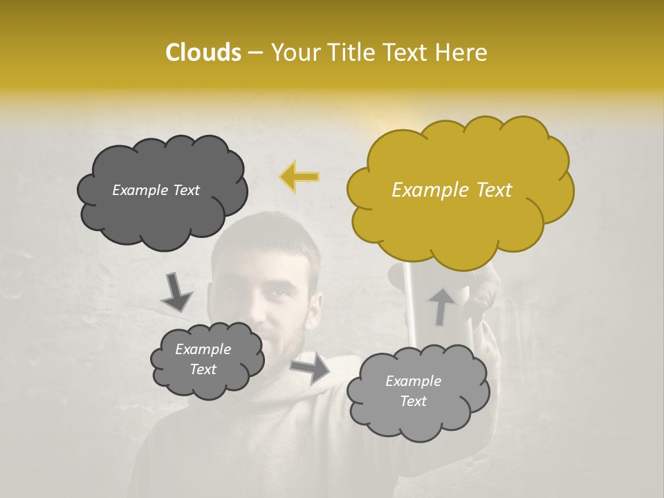 Write Graffiti Splash PowerPoint Template