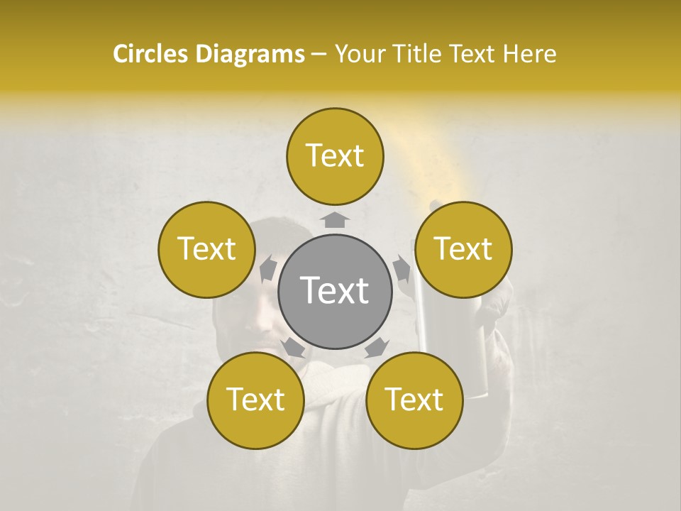 Write Graffiti Splash PowerPoint Template