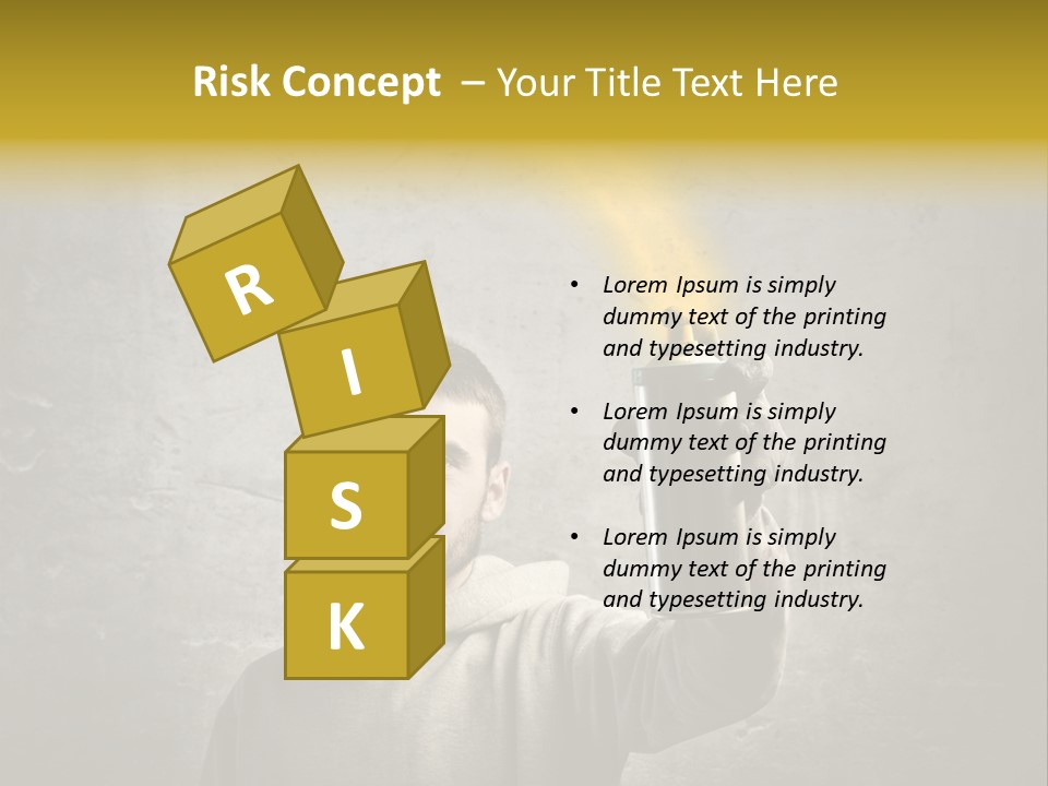 Write Graffiti Splash PowerPoint Template