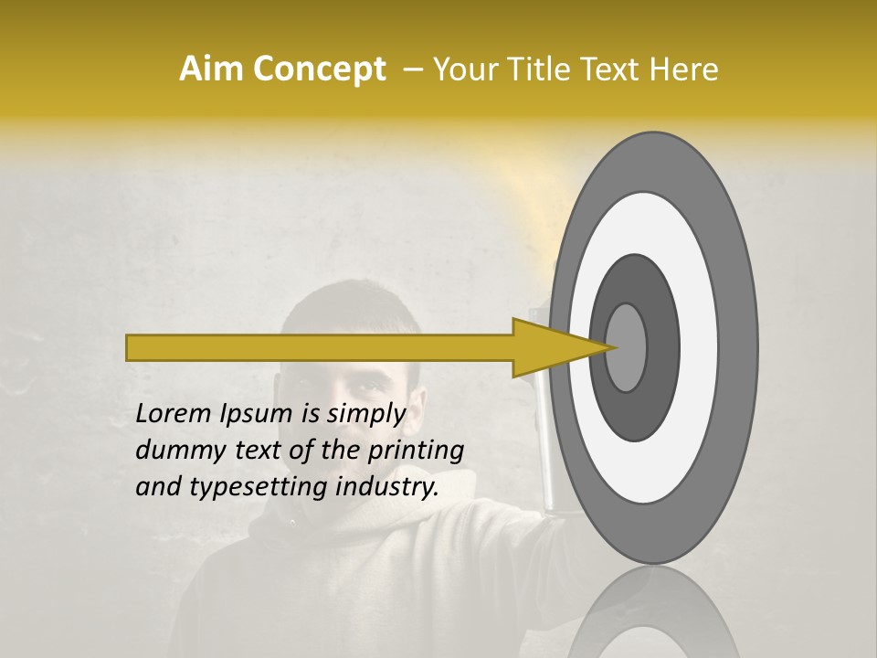 Write Graffiti Splash PowerPoint Template