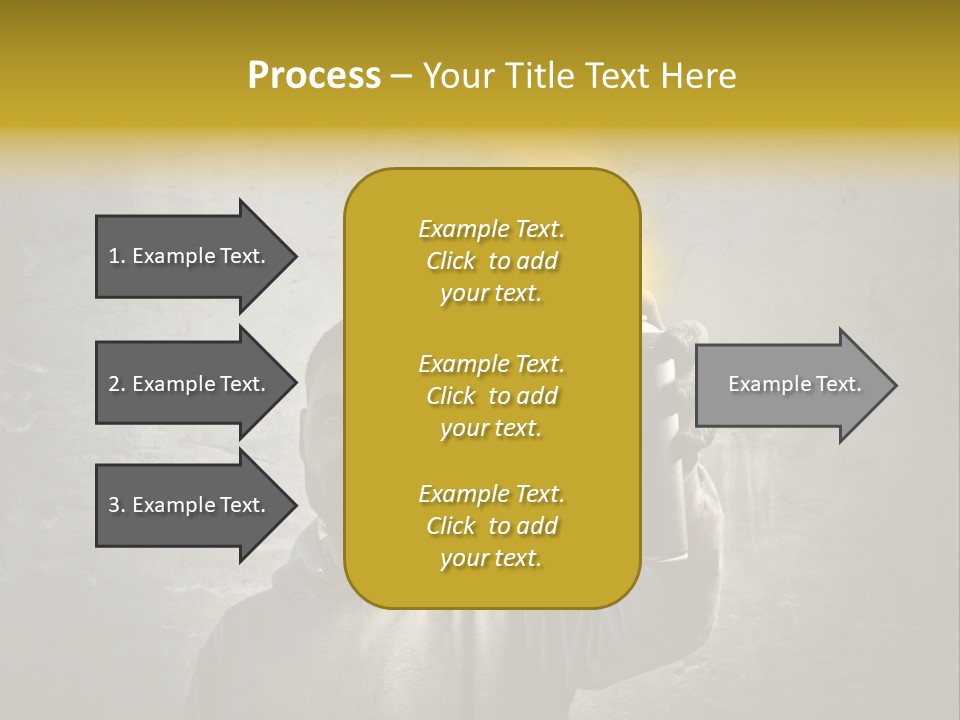 Write Graffiti Splash PowerPoint Template