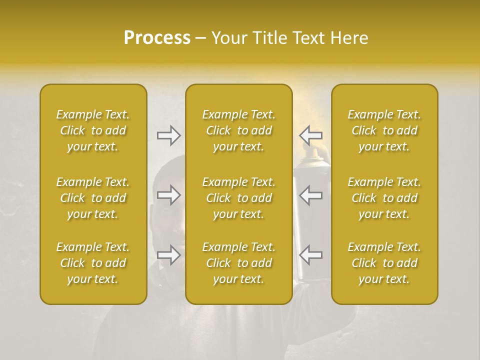 Write Graffiti Splash PowerPoint Template