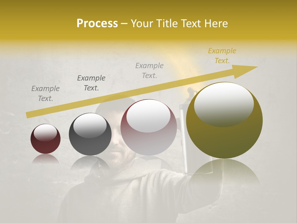 Write Graffiti Splash PowerPoint Template