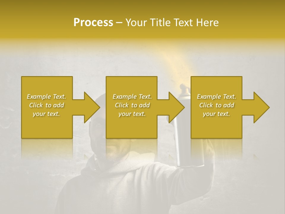 Write Graffiti Splash PowerPoint Template