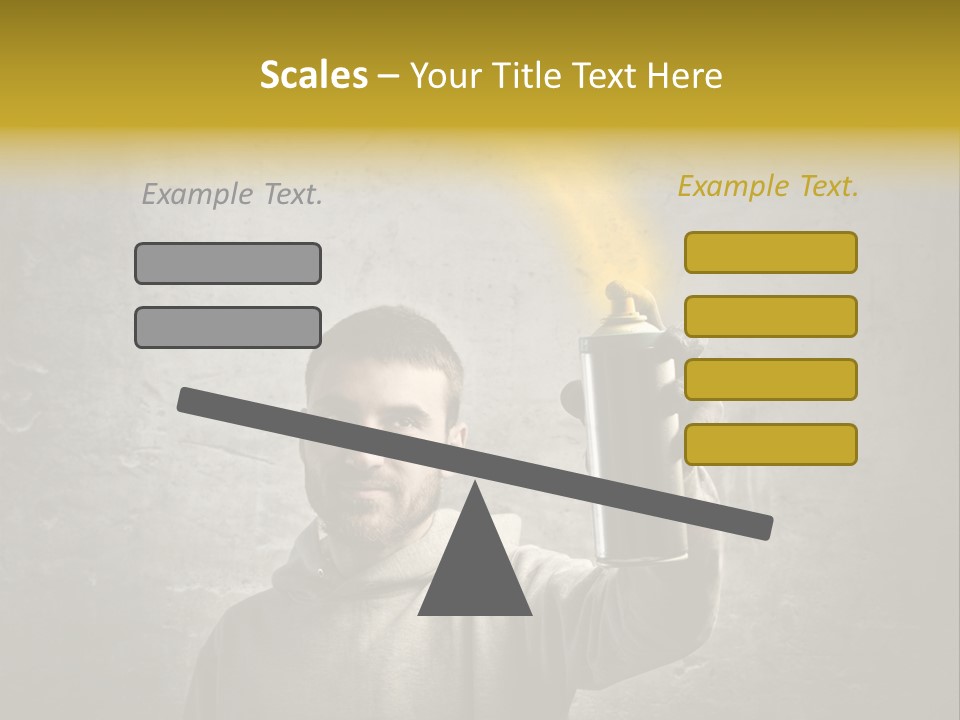 Write Graffiti Splash PowerPoint Template