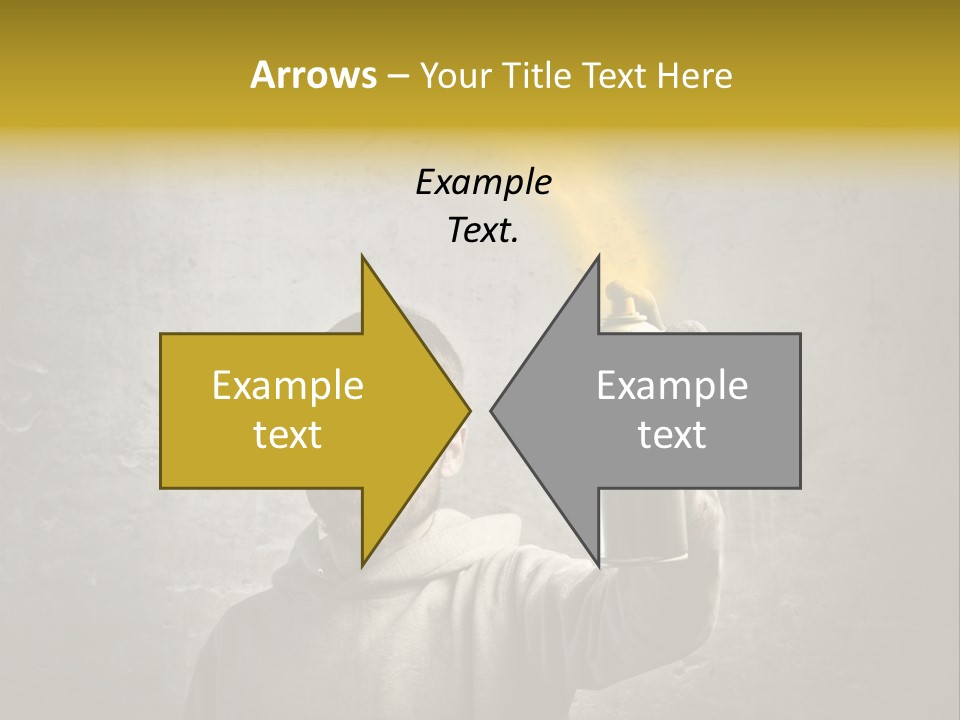 Write Graffiti Splash PowerPoint Template