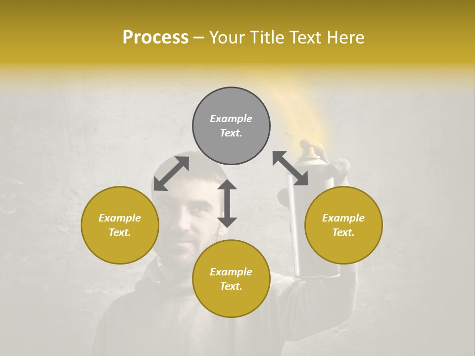 Write Graffiti Splash PowerPoint Template