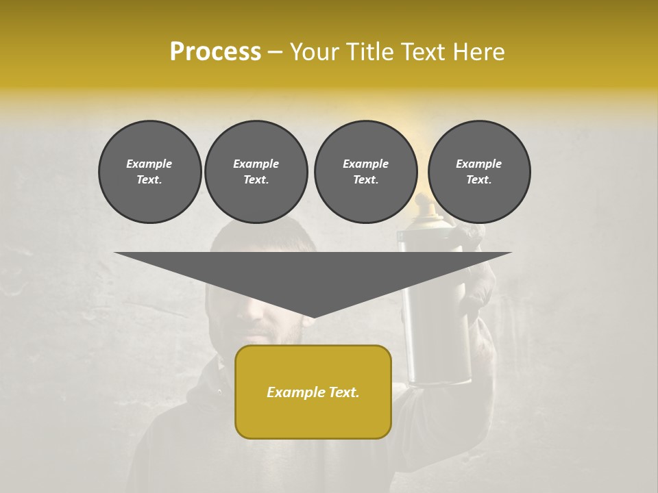 Write Graffiti Splash PowerPoint Template