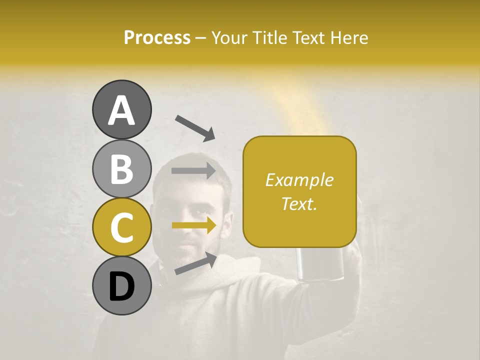 Write Graffiti Splash PowerPoint Template