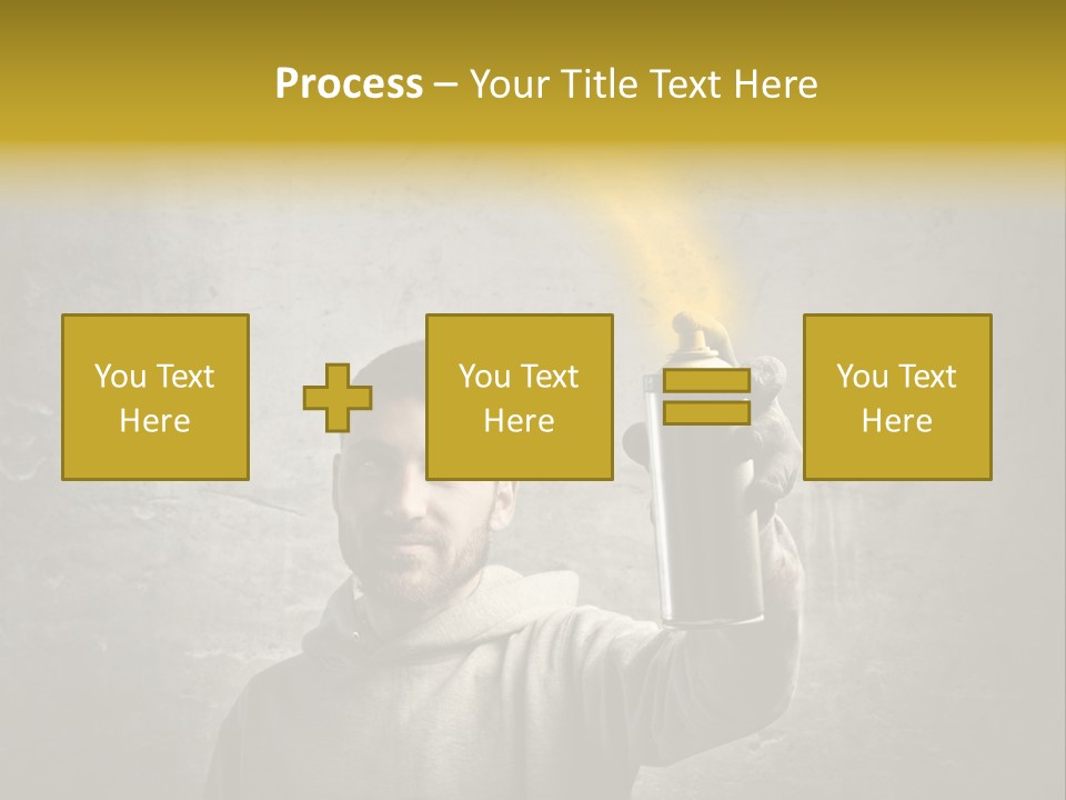 Write Graffiti Splash PowerPoint Template