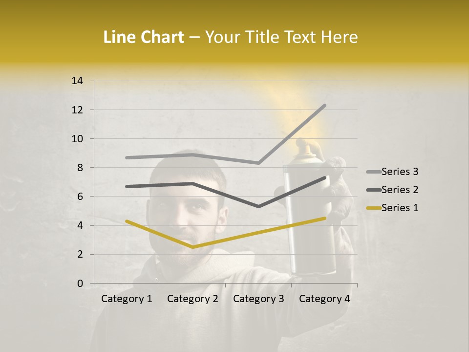 Write Graffiti Splash PowerPoint Template
