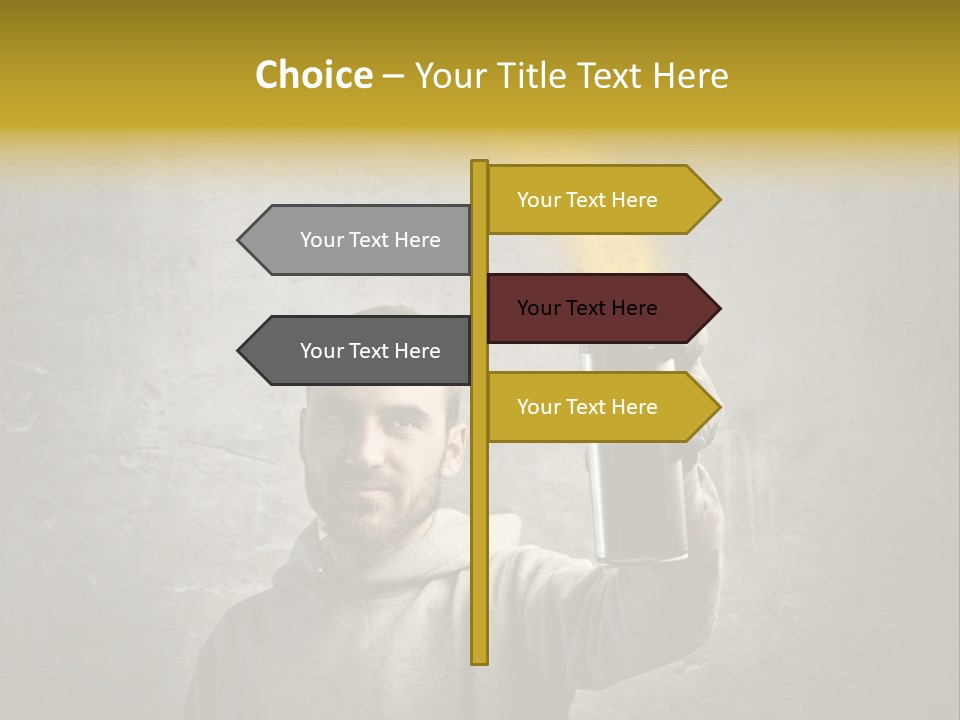 Write Graffiti Splash PowerPoint Template