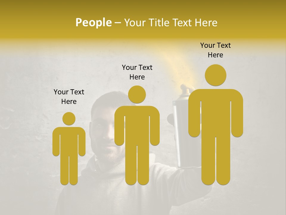 Write Graffiti Splash PowerPoint Template