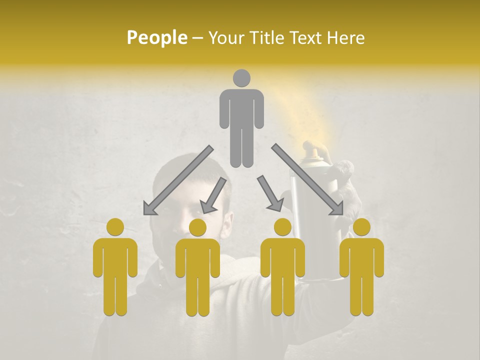 Write Graffiti Splash PowerPoint Template