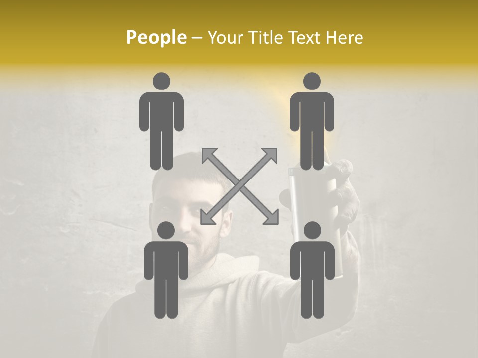 Write Graffiti Splash PowerPoint Template