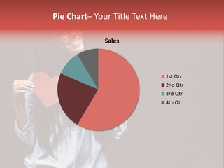 Damaged Portrait Romance PowerPoint Template