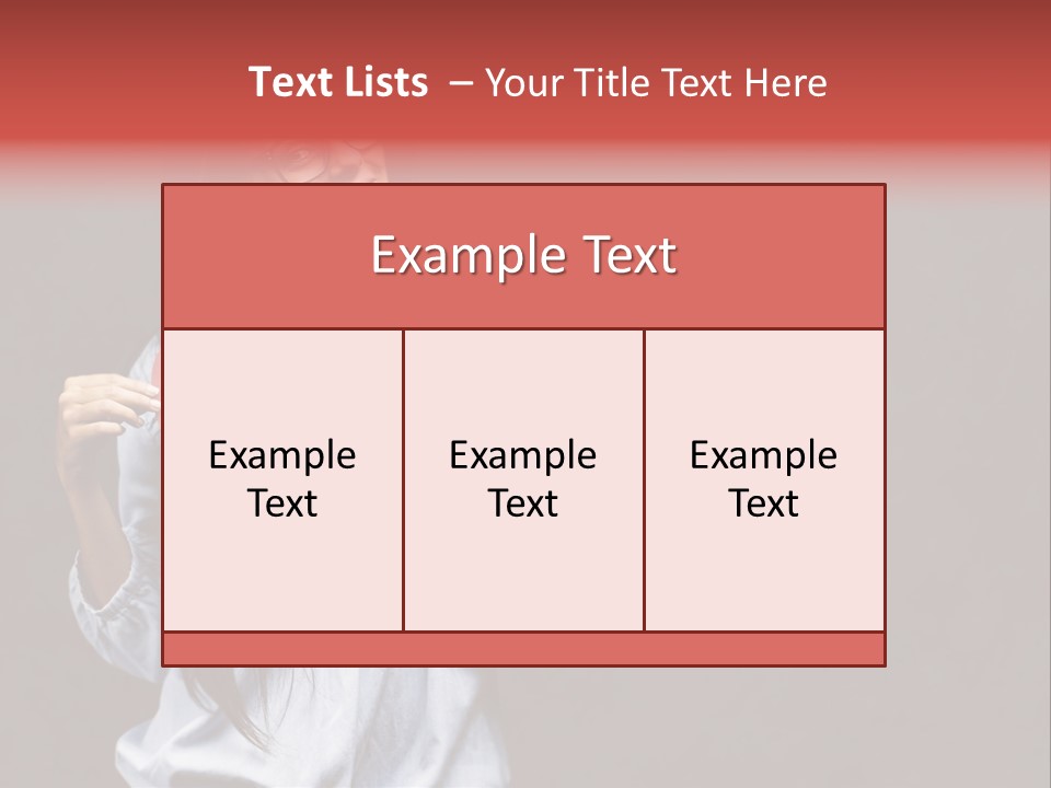 Damaged Portrait Romance PowerPoint Template