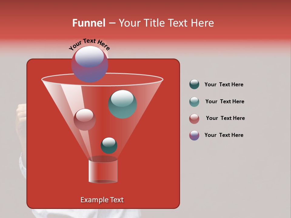 Damaged Portrait Romance PowerPoint Template