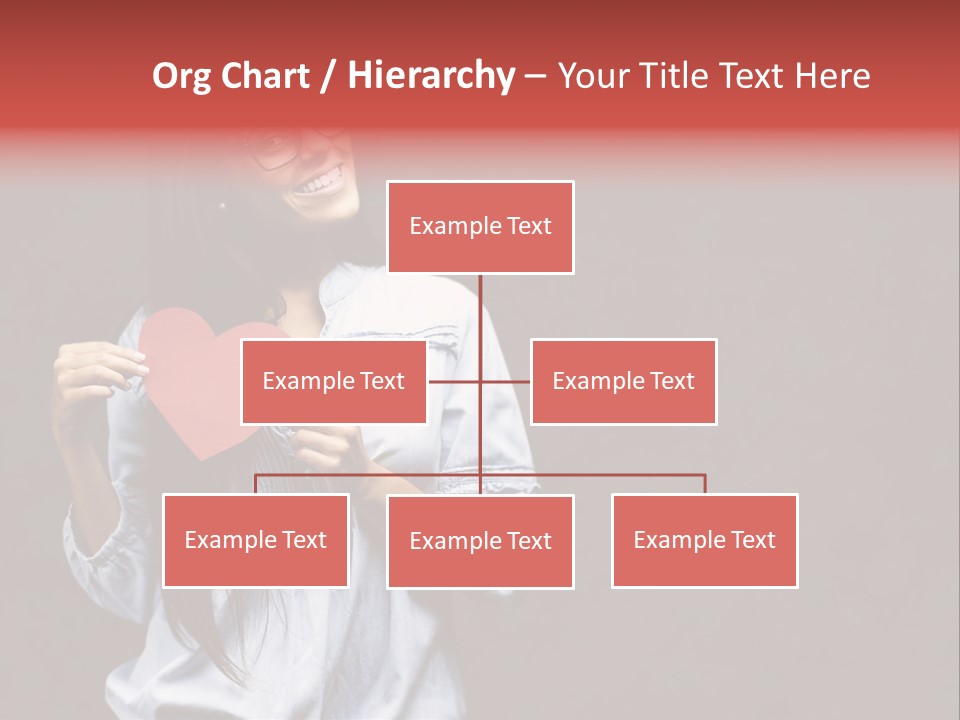 Damaged Portrait Romance PowerPoint Template