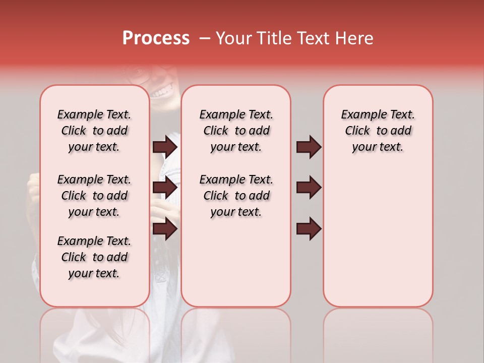 Damaged Portrait Romance PowerPoint Template