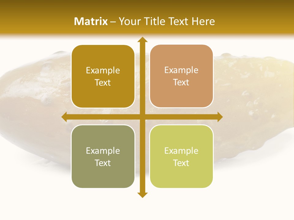 Vegan Bent Single PowerPoint Template