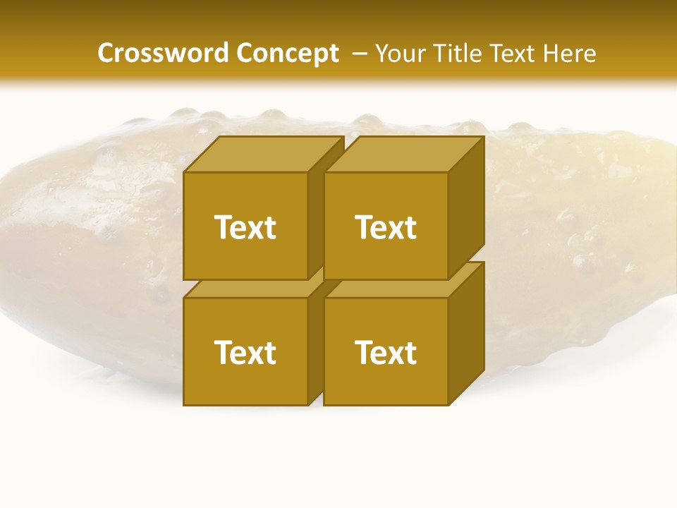 Vegan Bent Single PowerPoint Template