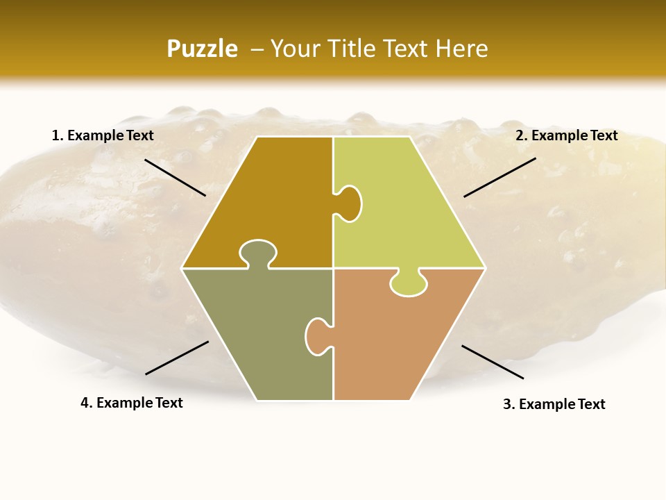 Vegan Bent Single PowerPoint Template