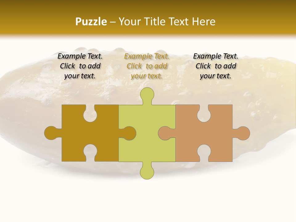 Vegan Bent Single PowerPoint Template