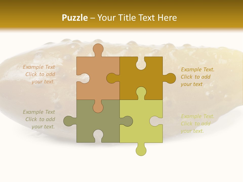 Vegan Bent Single PowerPoint Template