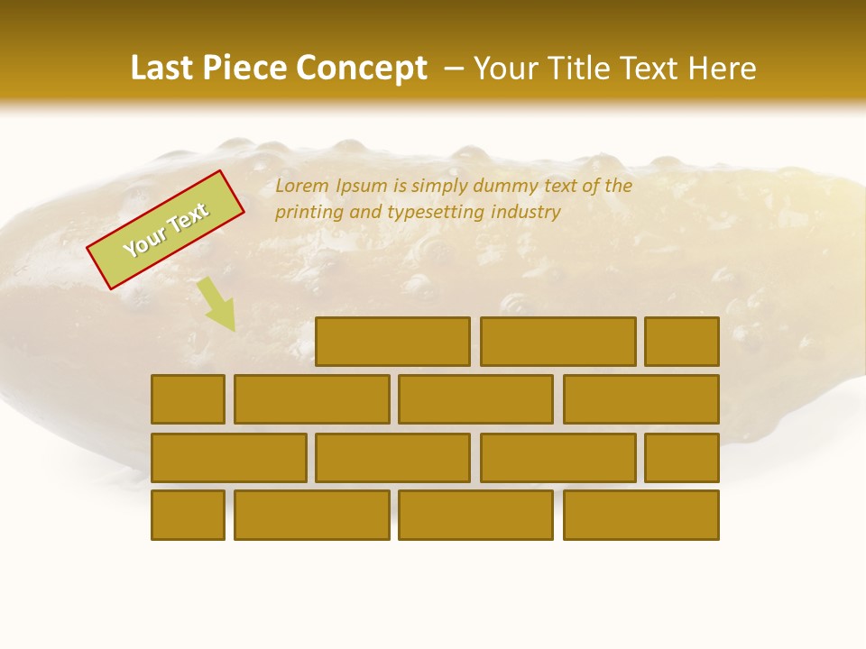 Vegan Bent Single PowerPoint Template